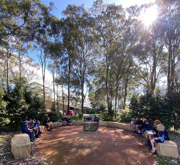 Schools yarning circle